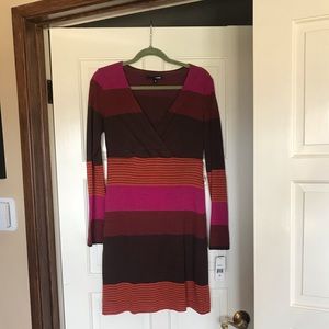 Liquid striped dress- perfect for fall